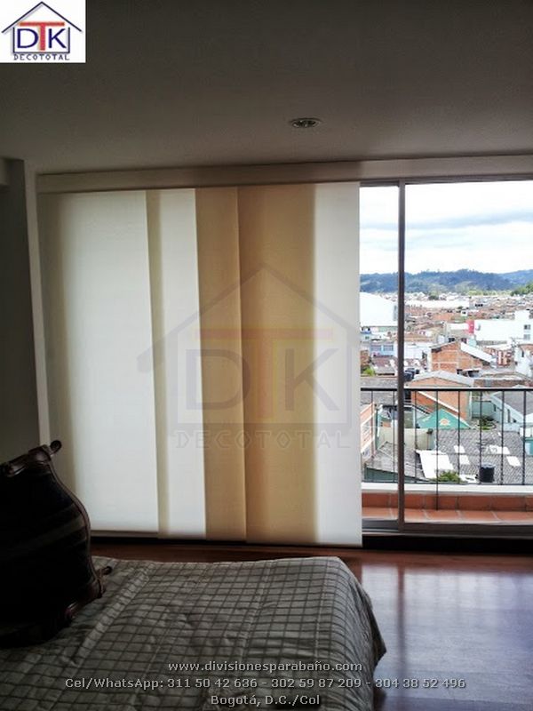 Persianas enrrollables en Panel Japones